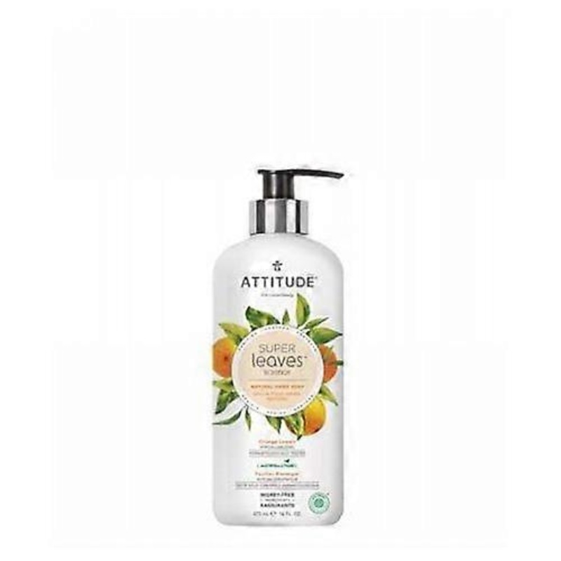 Attitude Natural Hand Soap, White Tea Leaves & Quinoa 15.9 Oz (Pack of 1)