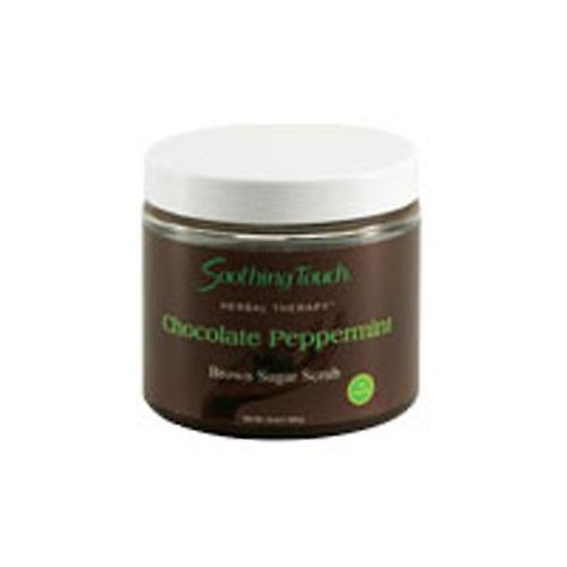 Soothing Touch Brown Sugar Scrub Chocolate Peppermint Organic,Chocolate Peppermint ,16 Oz (Pack of 3)