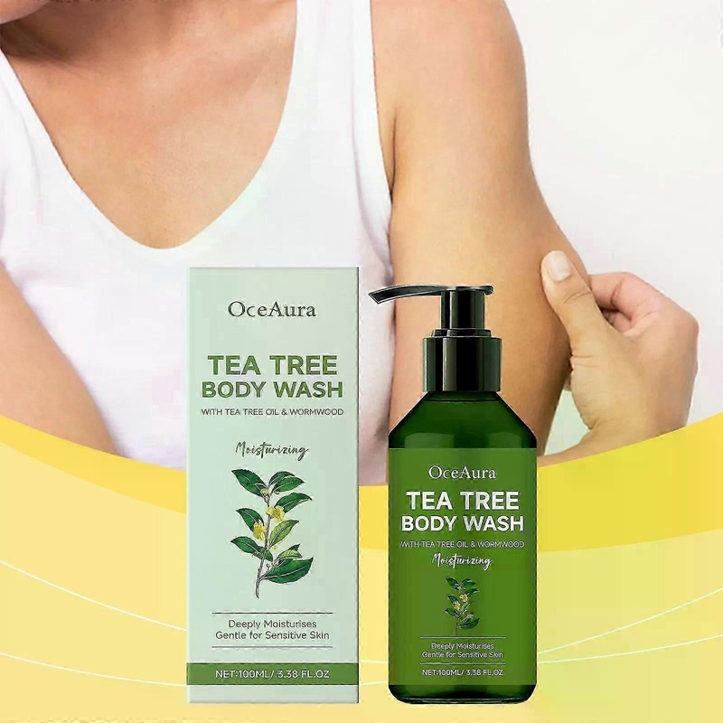Tea Tree Body WashGentle Cleansing With Tea Tree Oil for Men & WomenLong-Lasting Fragrance,Suitable For All Skin Types 1pc