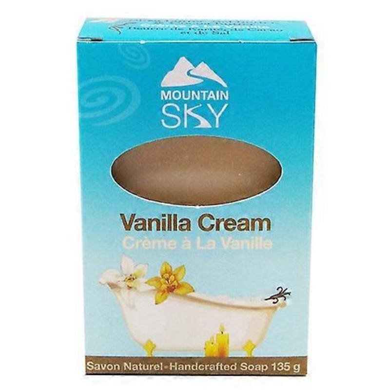 Vanilla Cream Bar Soap, 135 Grams by Mountain Sky Soaps