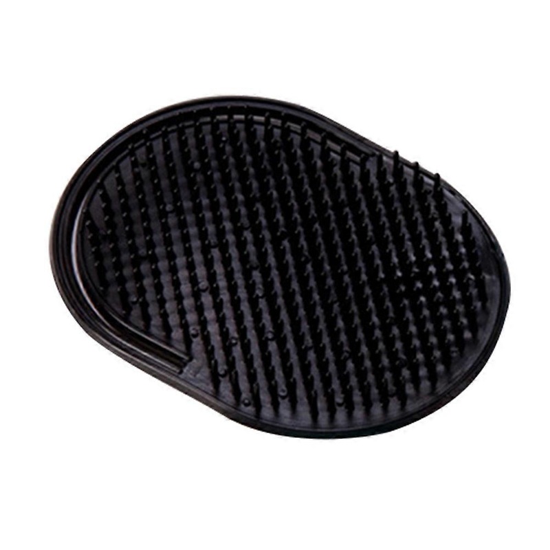 12pcs Men Palm Brush Finger Massage Comb Portable Hair Brushes Shampoo Brushes Pocket Comb Scalp Massager Brush for Home and Travel(Black)