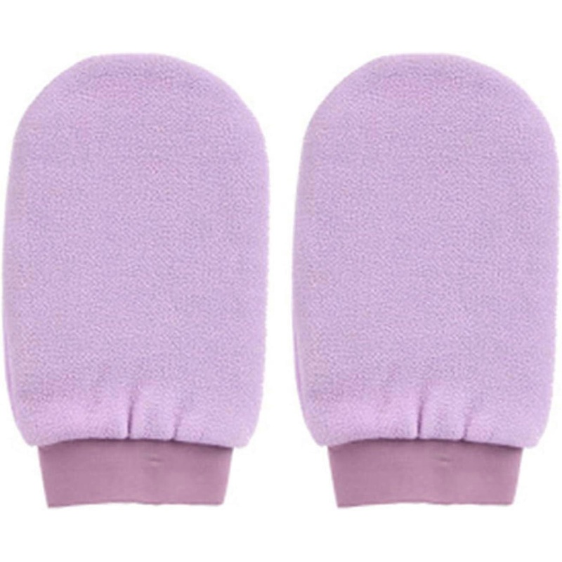 2 Pack Double Sided Exfoliating Spa Gloves Bath Glove Dead Skin Remover Deep Cleansing For Men Women