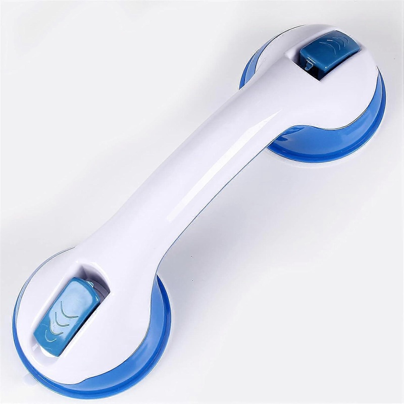 TTMA Bath Handle Suction Bathroom Grab Rails, Anti Slip Door Handle, Helping Grip Handrail Grab Puller for Bathroom, Shower, Cabinet, Dark Blue