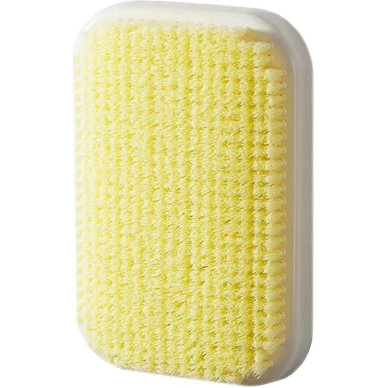 Wall Mounted Back Scrubber For Shower – Large Exfoliating Brush For Shower – Bathing Scrub Brush – Hands-free Back Brush & Body Scrubber – Shower Acce