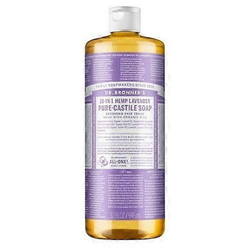 Pure Castile Liquid Soap Hemp Lavender, 946 Ml by Dr.Bronner’s