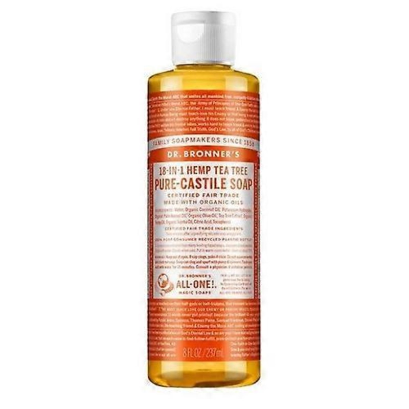 Pure Castile Liquid Soap Hemp Tea Tree, 237 Ml by Dr.Bronner’s