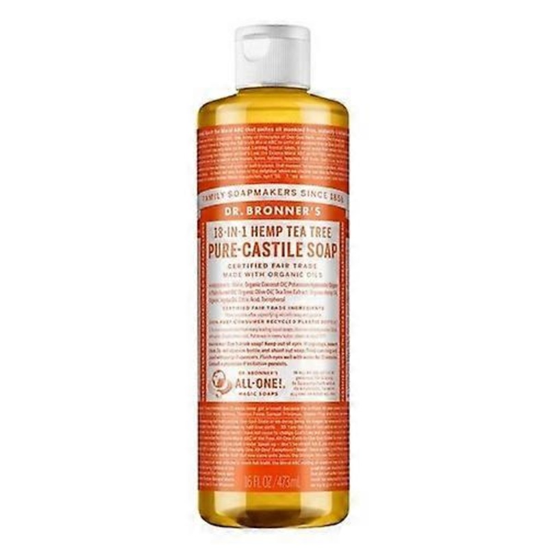 Pure Castile Liquid Soap Tea Tree, 473 Ml by Dr.Bronner’s
