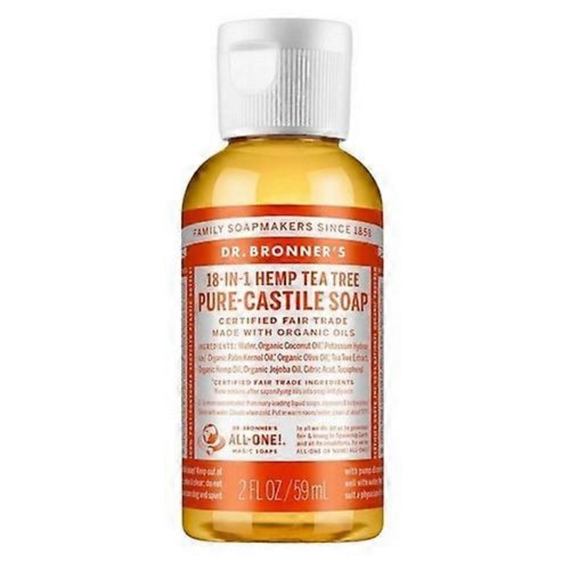 Pure Castile Liquid Soap Tea Tree, 59 Ml by Dr.Bronner’s