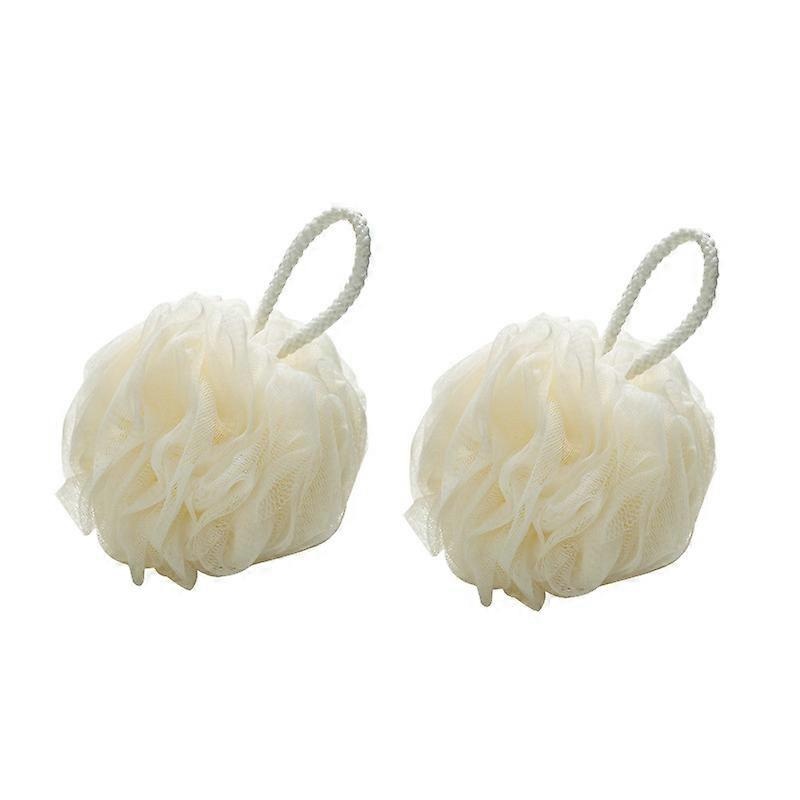 Seaweed-Infused Bath Shower  Sponge Pouf Body Scrubber Exfoliator (Set of2)