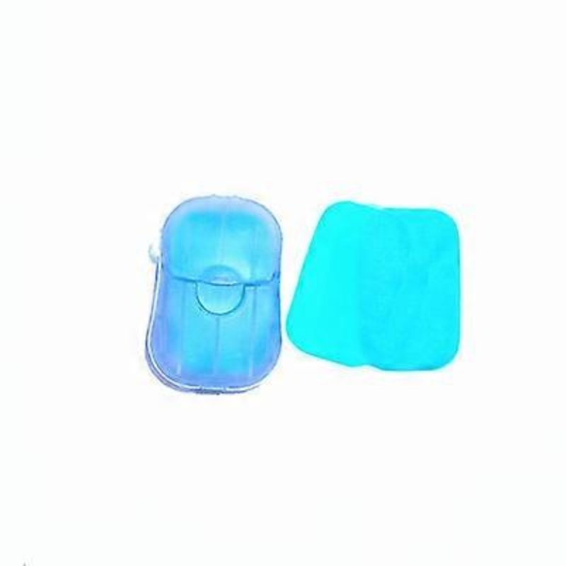 20Pcs Paper Soap Hand Washing Bath Clean Scented Patches Travel Sheets Outdoor Disposable Boxe Portable Soap Mini Paper Soap