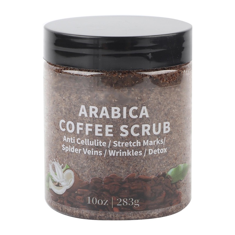 Sel de bain naturel exfoliant pour le corps au caf 100 % arabica MELAO