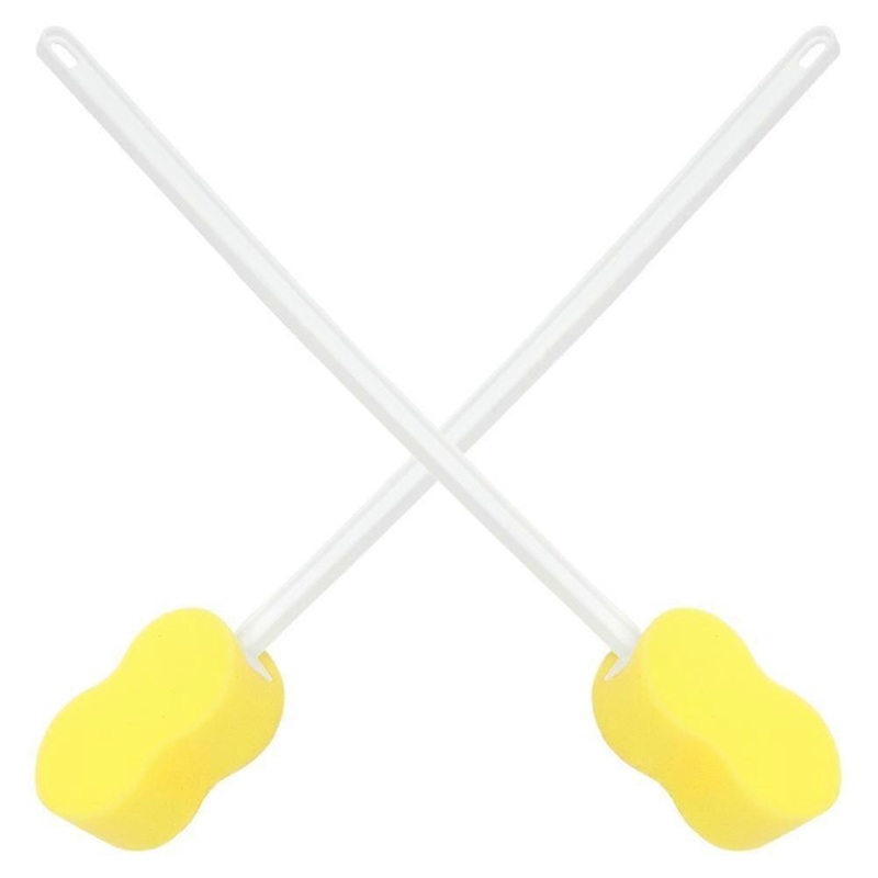 Shower Sponge with Long Handle for Efficient Back Cleaning
