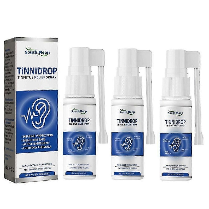 TinniDrop spray to clean ear canal and reduce tinnitus