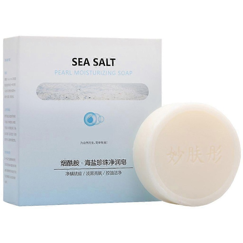100g Handmade Cleansing Soap Sea Salt Soap Natural Soap for Most Skin Type