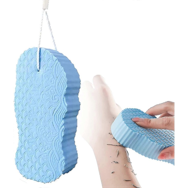 Ultra Soft Exfoliating Bath Sponge, Exfoliating Dead Skin Remover, 3d Bath Sponge Shower Brush, Sponge