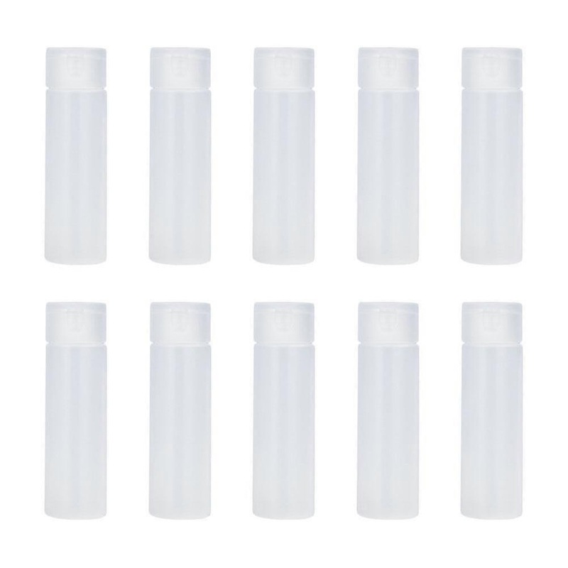 10pcs Empty Shampoo Bottles Reusable Lotion Bottles Travel Liquid Dispensers