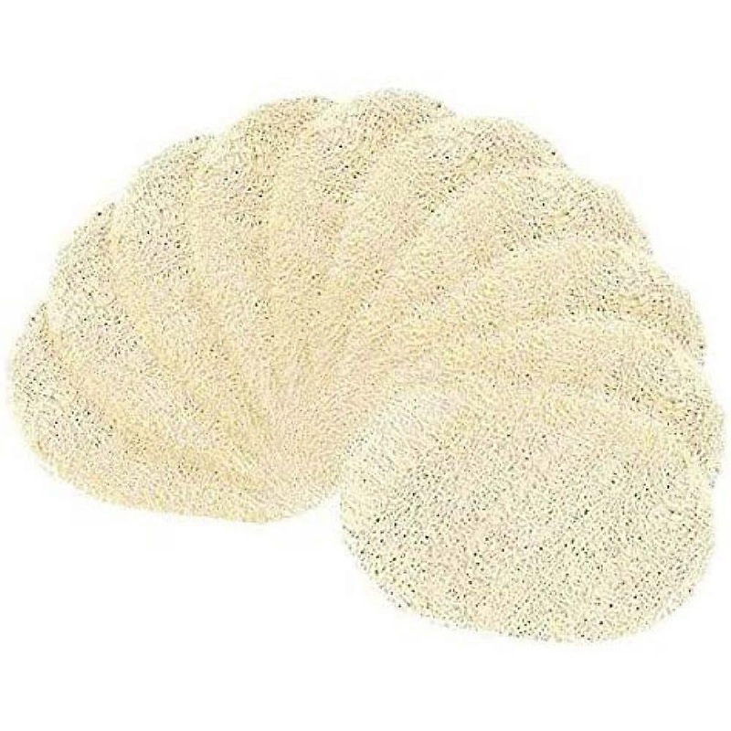 10pcs Natural Loofah Sponge 8*12cm Loofah Sponge Kitchen Loofah Sponge Brush Washable