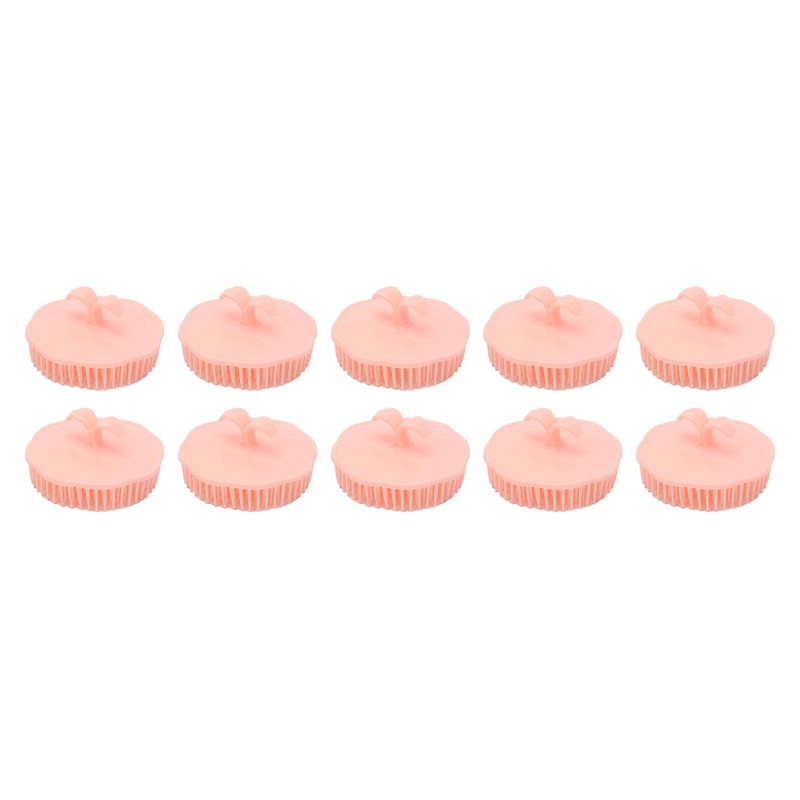 10pcs Resin Scalp Massager Scrubber Men Women Wet Dry Dandruff Removal Shampoo Brush for Hair Care