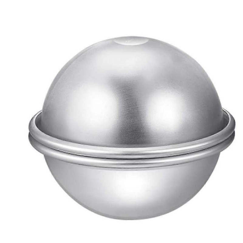16 Pieces 6 cm/ 2.36 Inch Diameter Bath Bomb Moulds DIY Metal Bath Bomb Crafting Mould Bath Bomb Making Supplies for Crafts Making, 8 Sets