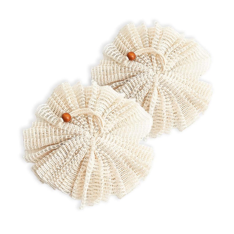 2 Pack Loofah Bath Sponges,Large Mesh Pouf Shower Ball for Men and Women Bath & Shower Use