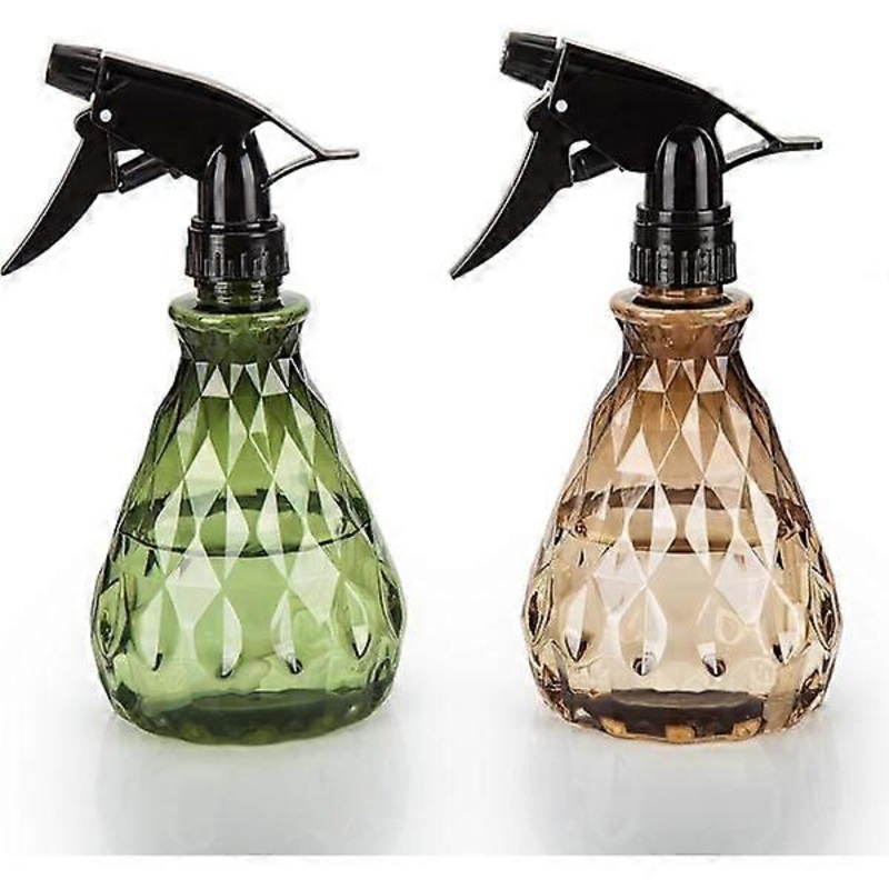 2 pcs Empty Spray Bottles, 500 ml Water Spray Bottles with Adjustable Spray Head, Refillable Trigger Spray Bottles