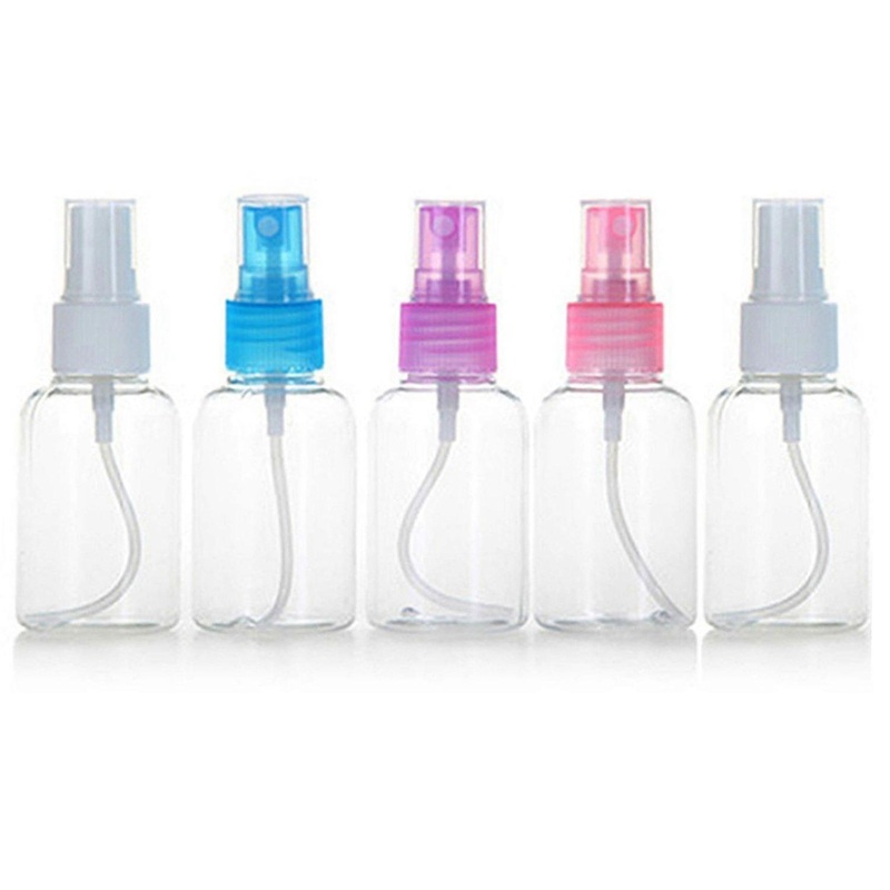 Atomizer transparent plastic perfume atomizer empty spray bottle 30 ml, pack of 1 (1 x 5 pieces)