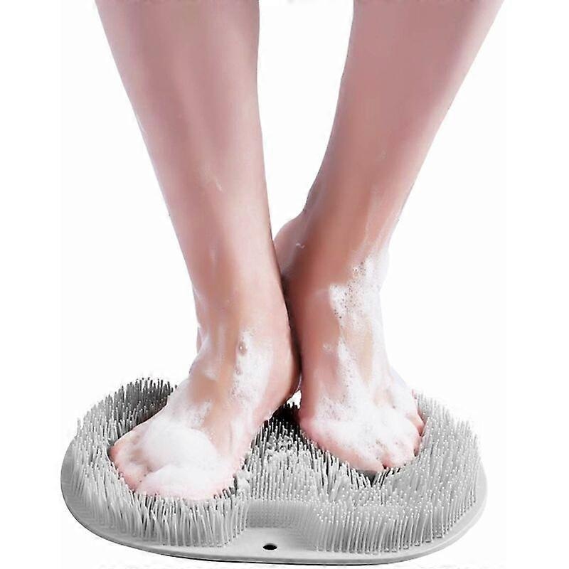 Winter promotion,Pack Shower Foot Scrubber, Shower Foot Massager Brush with non-slip, soft bristles for perfectly clean foot care, improve blood circu