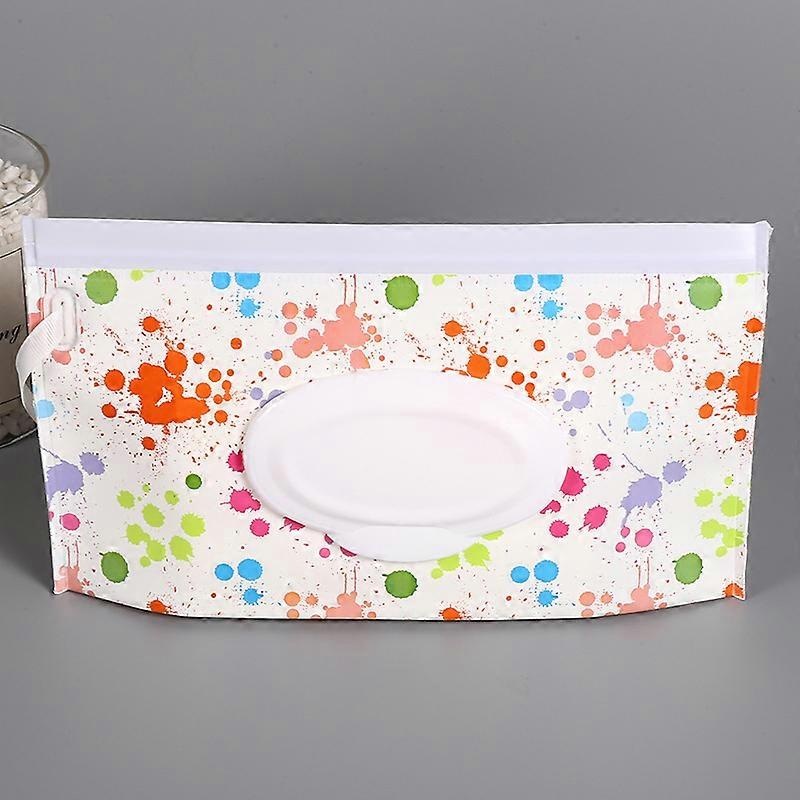 Baby Wet Wipes Pouches,Baby Wet Wipes Dispensers, Travel Wet Wipes Bags Cases Reusable Refillable, Portable Wipe Carrying Pouches Case for Baby2pcs-2