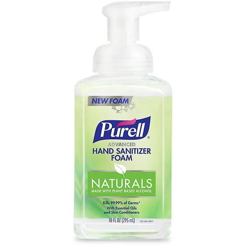 Purell Advanced Hand Sanitizer Naturals Foam, 10 Oz Pump Bottle