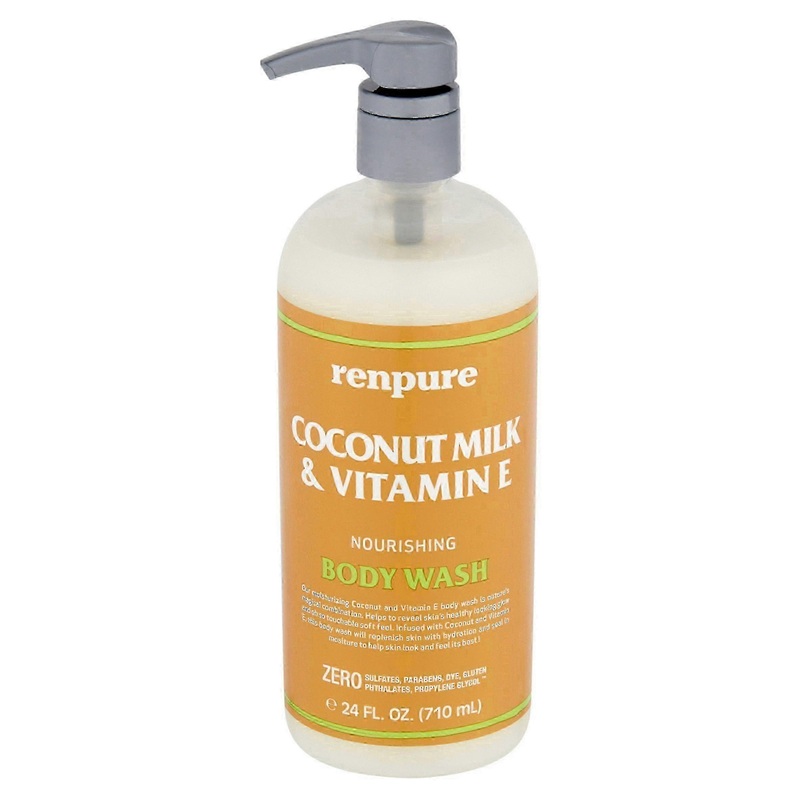 Renpure Coconut Milk Body Wash, 24 Oz