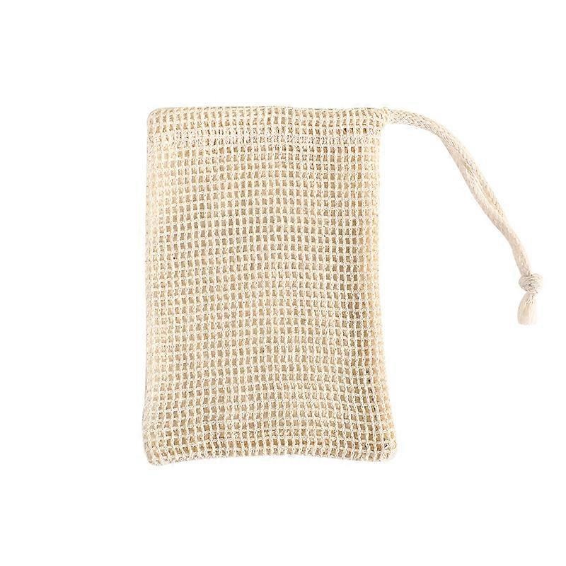 Soap Exfoliating Cotton, Linen Soap Bag Natural Soap Saver, Foaming Net Handmade Soap Storage Bag Pouch