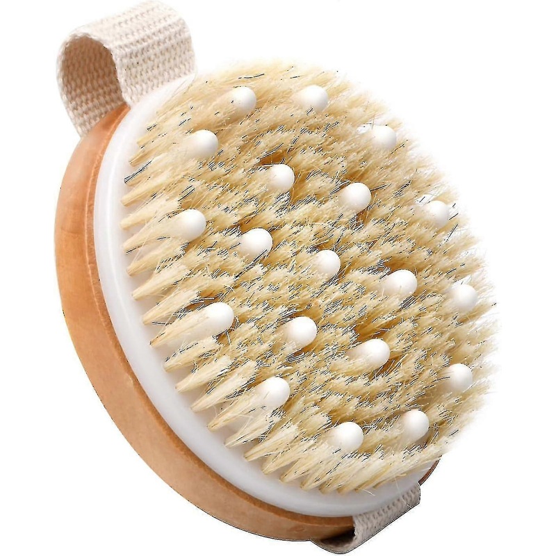 Wooden Body Brush, Dry Body Brush,massage Brush, Exfoliating Brush, Shower Massage Body Brush