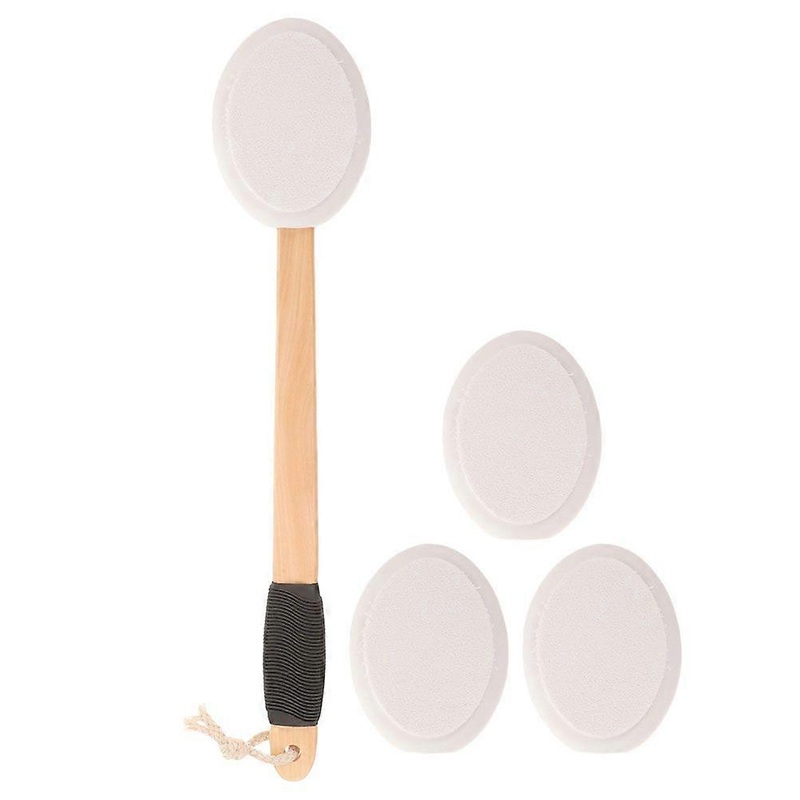 1 Set Back Applicator Back Cream Applicator Handheld Applicator For Putting Lotion On Back with Replacement Heads