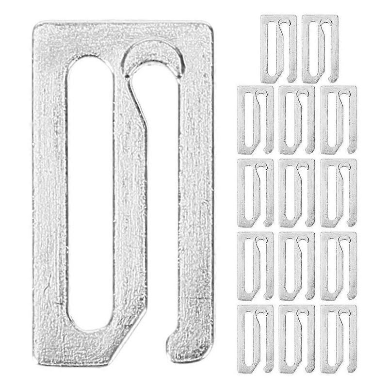 15pcs Salon Cape Supplies Haircut Cape Buckles Iron Buckle Barber Cape Adjusters Small Barber Cape Clips For Hairdressing Hair Cutting Cape Fixing Too