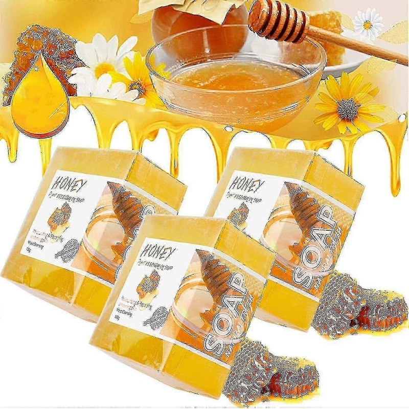 1-3x Turmeric Honey Soap Bar Lavado Essentials, Turmeric Soap Bar For Acne Dark Spots Hyperpigmentat