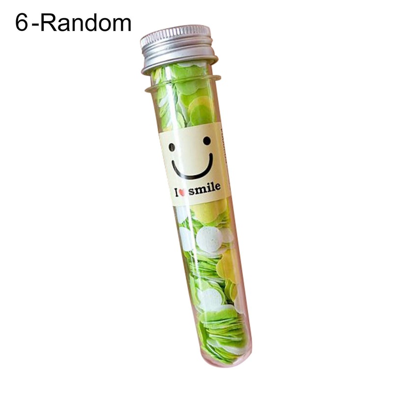1 Bottle Disposable Soap Paper Mini Flower Shape Hand Washing Soap Paper Sheet For Outdoor
