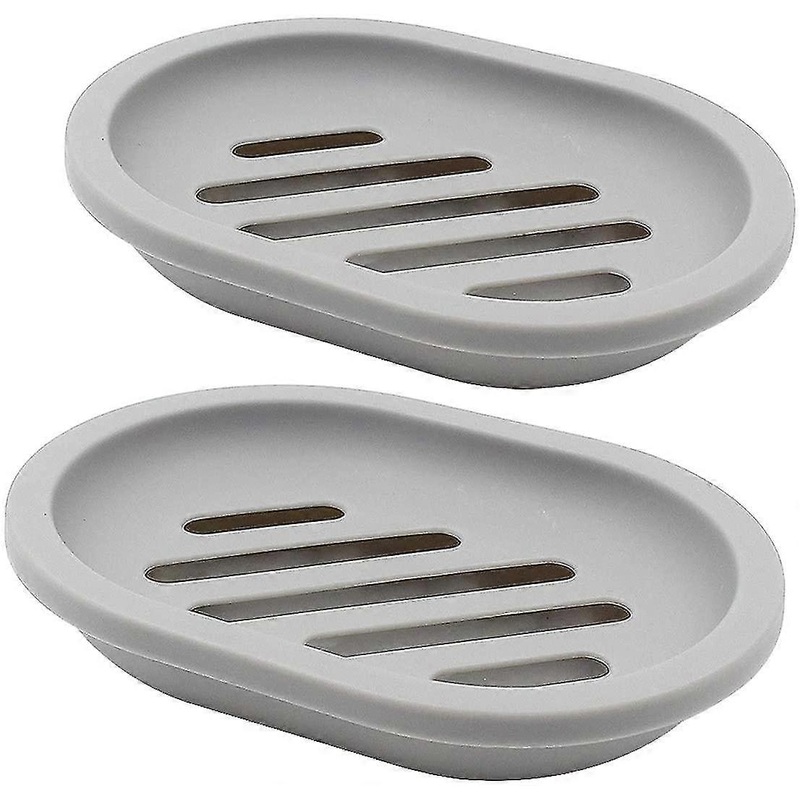 2-piece Soap Box With Drain Pipe, Soap Holder, Soap Liquid, Easy To Clean, Dry