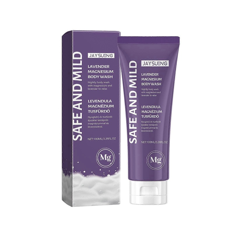 2025 Latest Model  Lavender Magnesium Body Wash Gently Cleanses Exfoliating