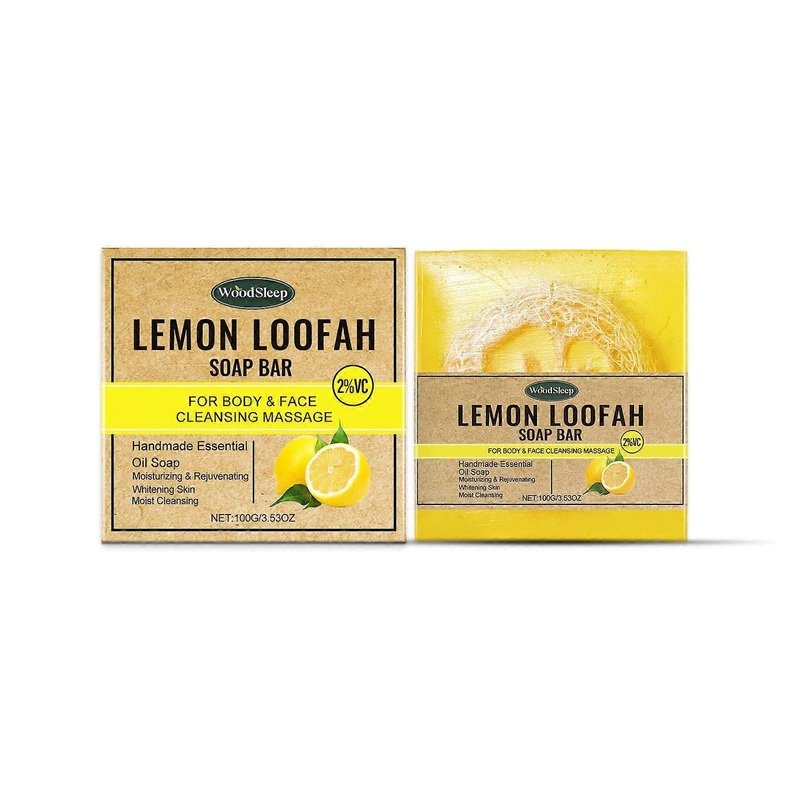 2025 Latest Model  Loofah Lemon Essential Oil Soap Gently Cleanses Body And Skin