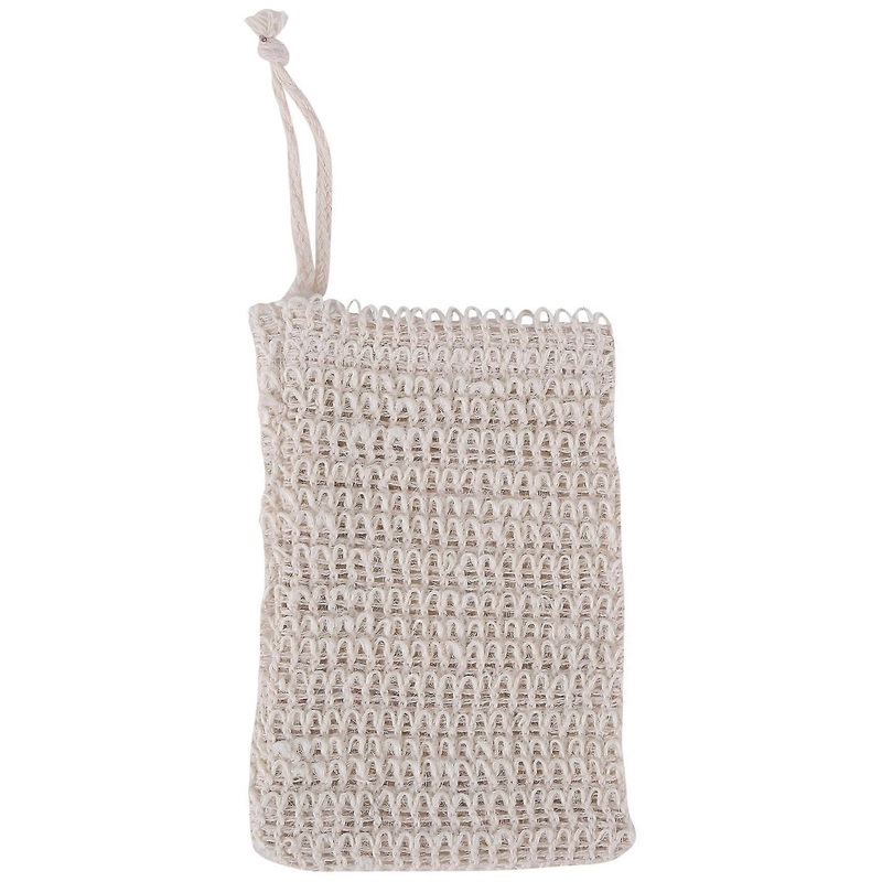 Shower Bath Sisal Soap Bag Natural Sisal Soap Bag Exfoliating Soap Saver Pouch Holder 36pcs