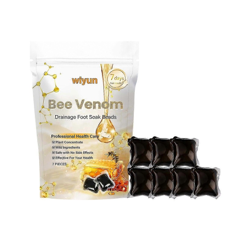 Wiyun Bee Venom Foot Bath Bead Gentle Exfoliating Herbal Foot Beads Foot Bath Liquid Foot Bath Powder Powder Pack Care