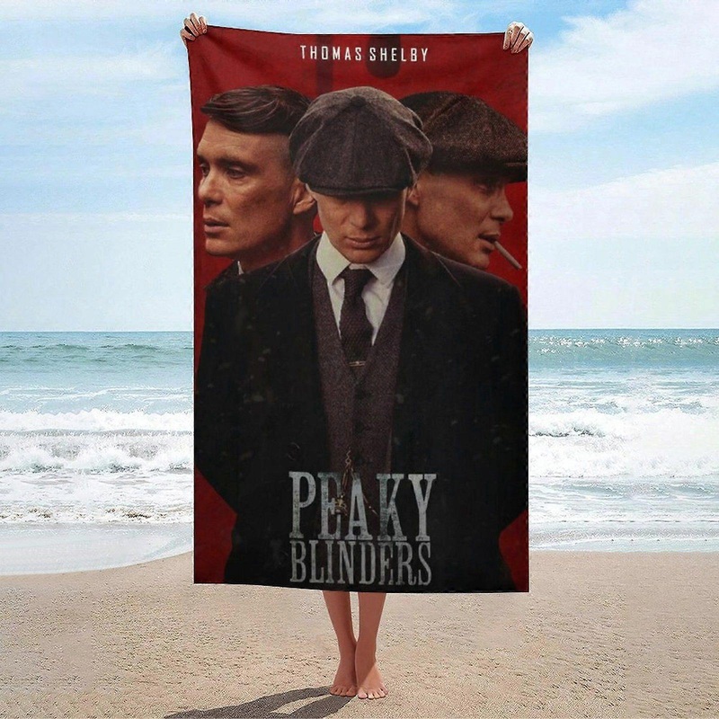 100% Polyester Bath Towel For Men And Women, Thickened, Absorbent, Quick-Drying, Non-Linting, Hotel, Household, Large Bath Towel -Peaky Blinders Tommy