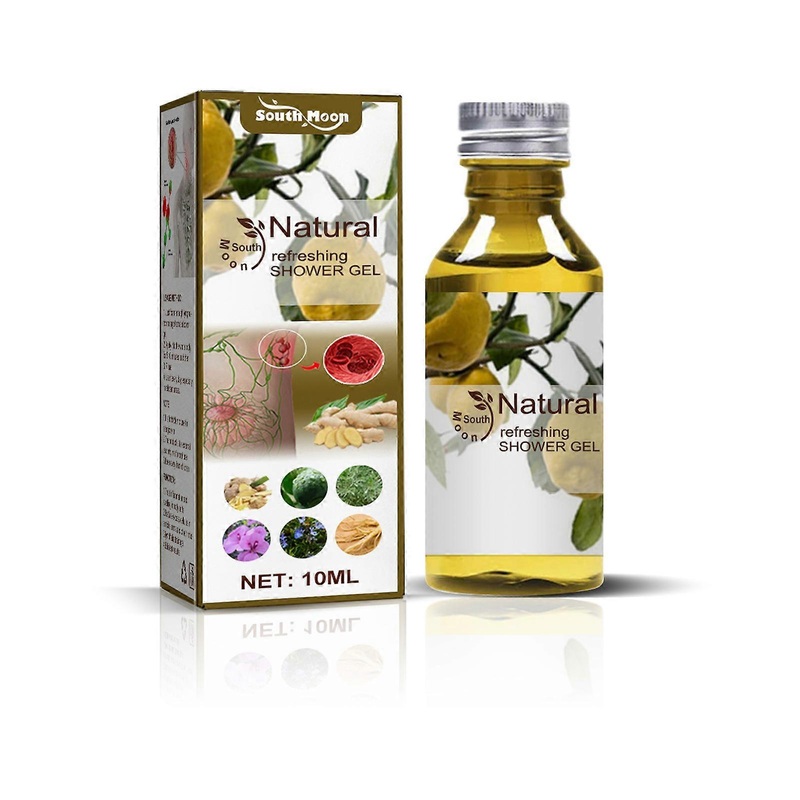10ml Ginger Nourishing Body Wash Lymphatic Drainage Shower Gel for Removing Lymph Node Underarm Fat