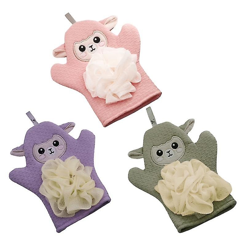 3pcs Kid Body Scrubbers