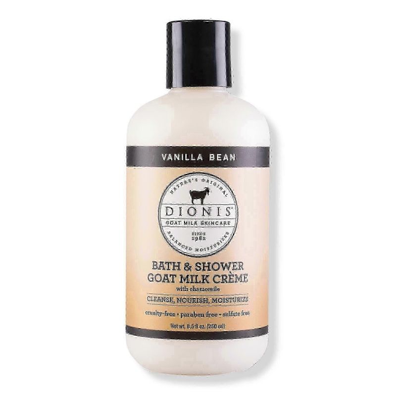 Dionis Vanilla Bean Bath & Shower Goat Milk Crme, Vanilla Bean