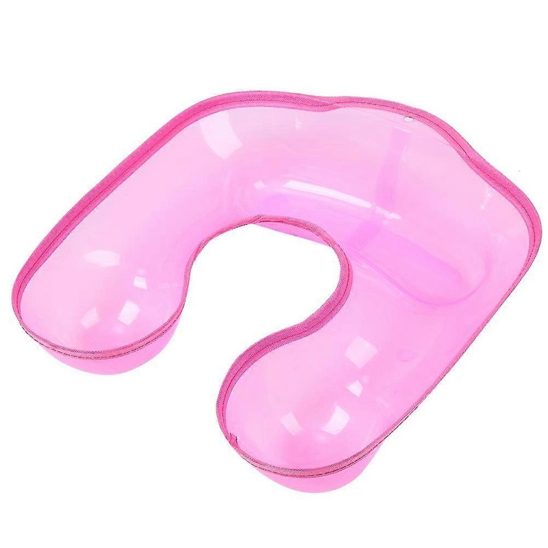 Professional Hair Dyeing Shoulder Neck Tray Barber Hair Perming Container Hairdressing ToolRose Red
