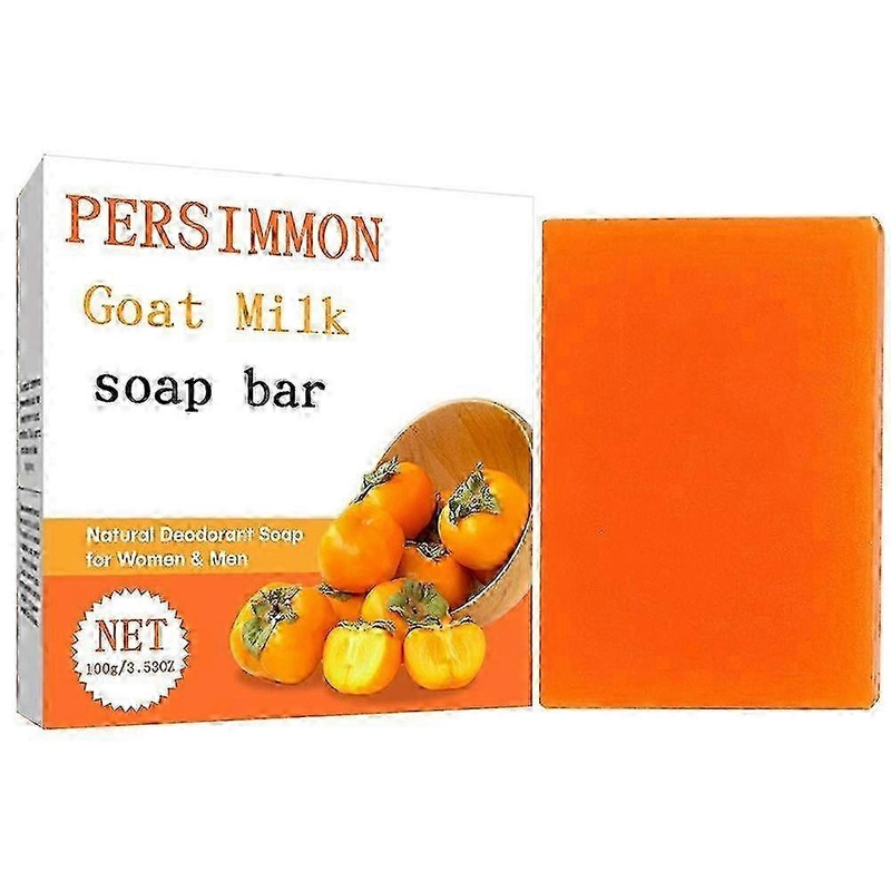 2025 Bar For Men Women Purifying Deodorizing  Bar For Eliminat 3pcs Persimmon Bar For Old Smell
