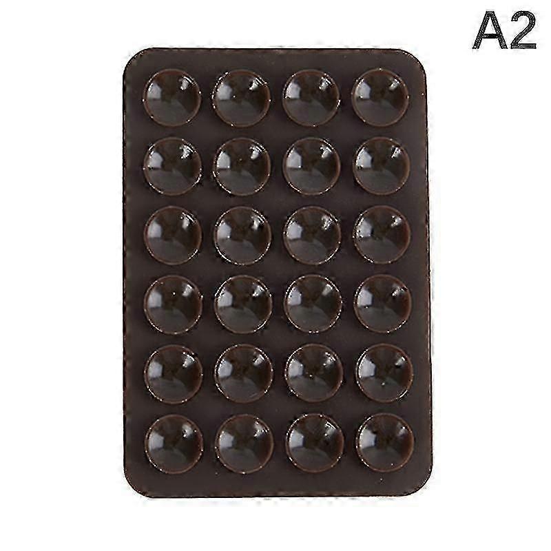 2025 Double Side Silicone Suction Pad For Mobile Phone Fixture Suction Cup Backed 3m Adhesive Silicone Rubber Sucker Pad For Fixing
