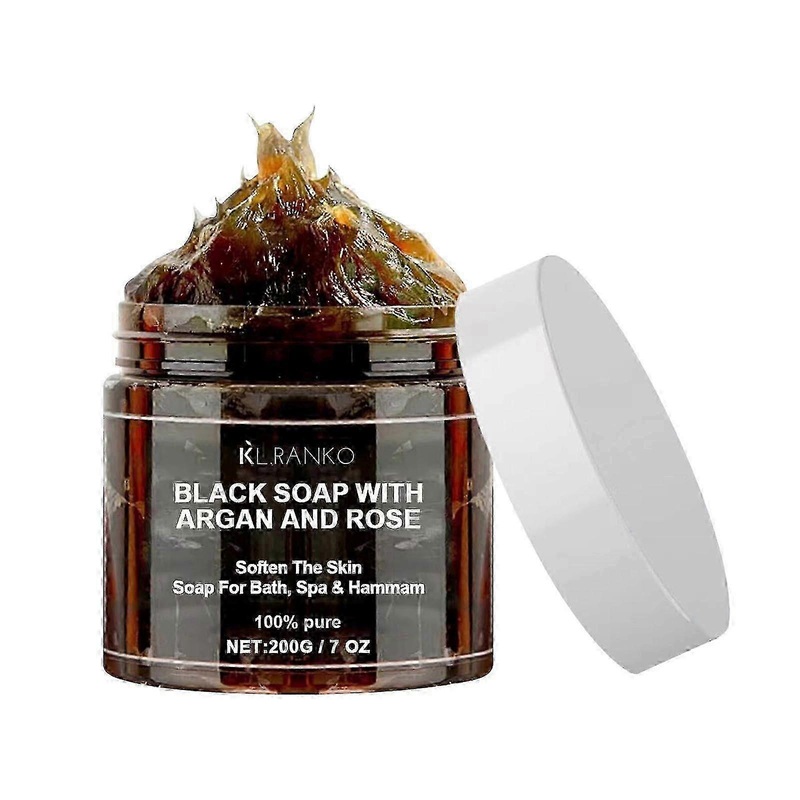 2025 Morocco Soap Moroccan Black Soap Morocco Body Scrub Black Soap Bar Black Soap Dispenser Bathroom