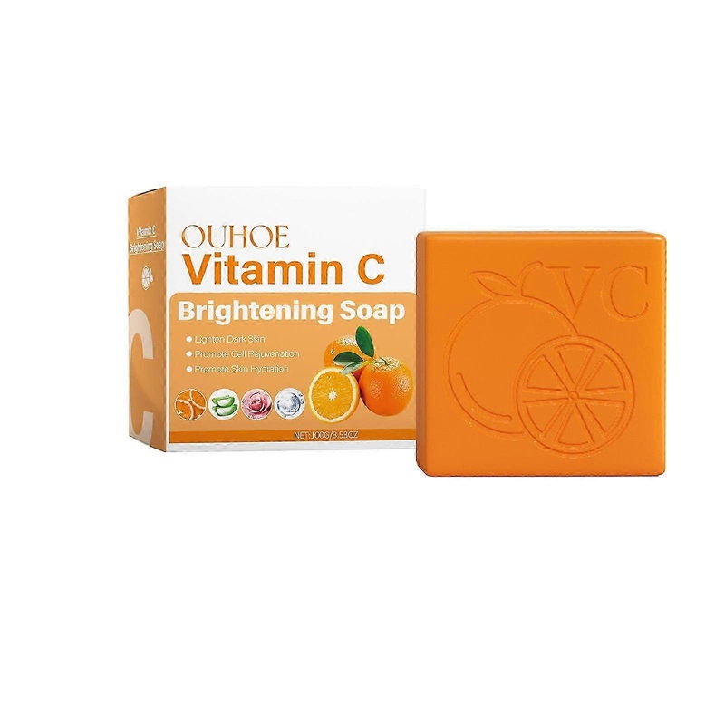 2025 OUHOE Vitamin C Body Cleansing Soap deeply moisturizes and cleanses dull and dead skin cells, providing natural and gentle care for the skin